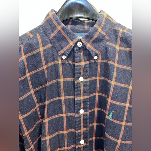 Ralph Lauren Men’s Blaire Cotton Button Down Plaid Long Sleeve Size Large - Picture 2 of 4